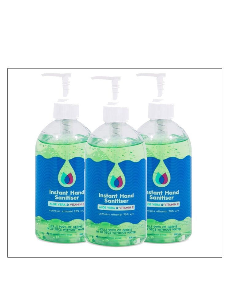 Sanitiser Value Pack  Stock Up With 3 X 500ml Bottles